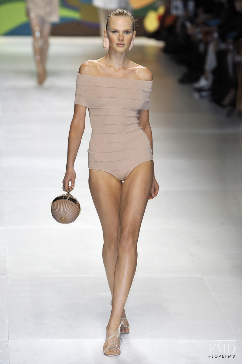 Anne Vyalitsyna featured in  the Stella McCartney fashion show for Spring/Summer 2009