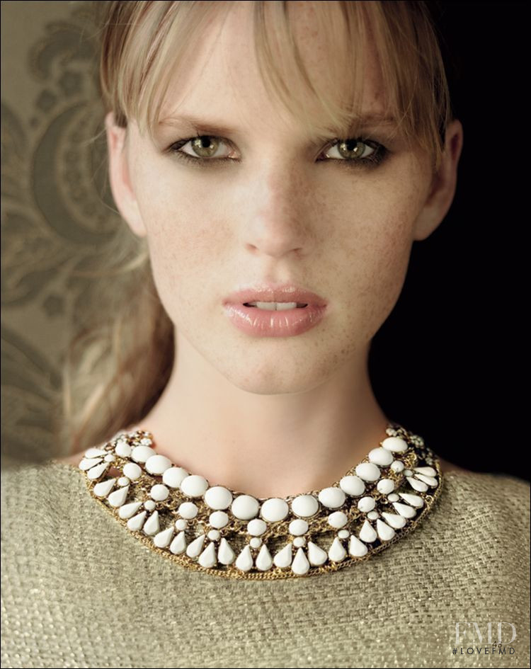 Anne Vyalitsyna featured in  the Nordstrom catalogue for Winter 2008