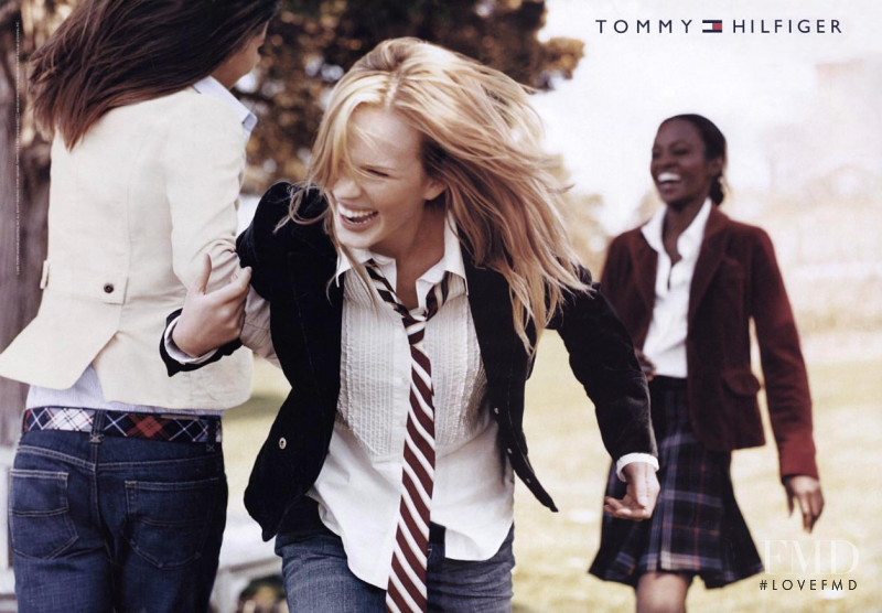 Anne Vyalitsyna featured in  the Tommy Hilfiger advertisement for Spring/Summer 2009