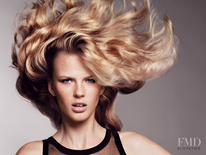 Anne Vyalitsyna featured in  the Schwarzkopf Caravan Glam advertisement for Spring/Summer 2009