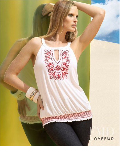 Anne Vyalitsyna featured in  the Macy\'s catalogue for Autumn/Winter 2009