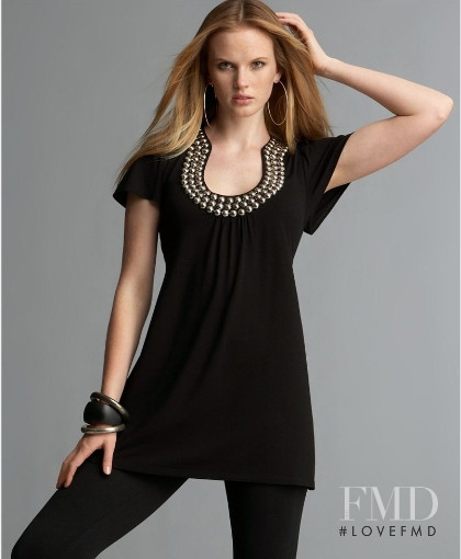 Anne Vyalitsyna featured in  the Macy\'s catalogue for Autumn/Winter 2009