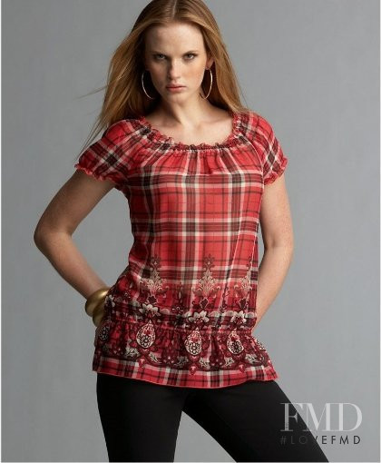 Anne Vyalitsyna featured in  the Macy\'s catalogue for Autumn/Winter 2009