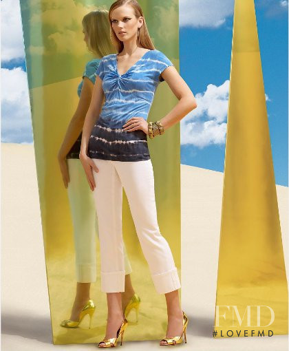 Anne Vyalitsyna featured in  the Macy\'s catalogue for Autumn/Winter 2009