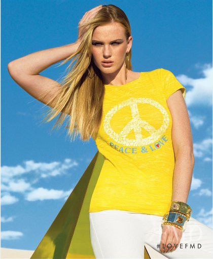 Anne Vyalitsyna featured in  the Macy\'s catalogue for Autumn/Winter 2009