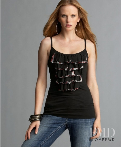 Anne Vyalitsyna featured in  the Macy\'s catalogue for Autumn/Winter 2009