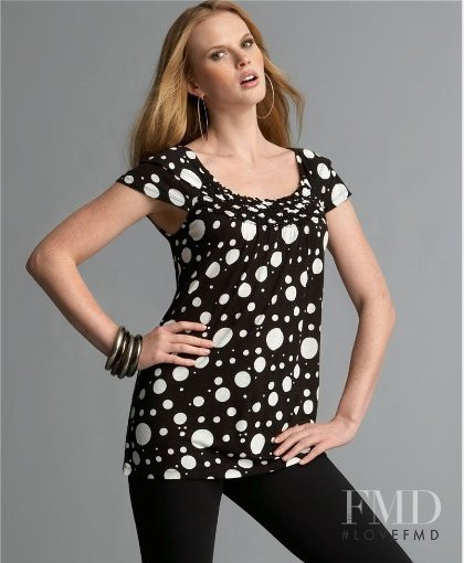 Anne Vyalitsyna featured in  the Macy\'s catalogue for Autumn/Winter 2009