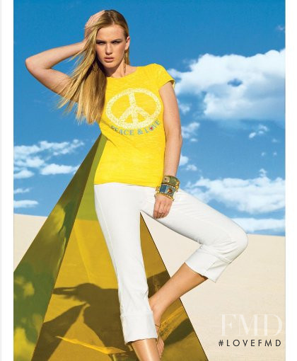 Anne Vyalitsyna featured in  the Macy\'s catalogue for Autumn/Winter 2009