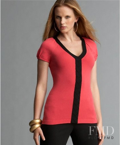 Anne Vyalitsyna featured in  the Macy\'s catalogue for Autumn/Winter 2009