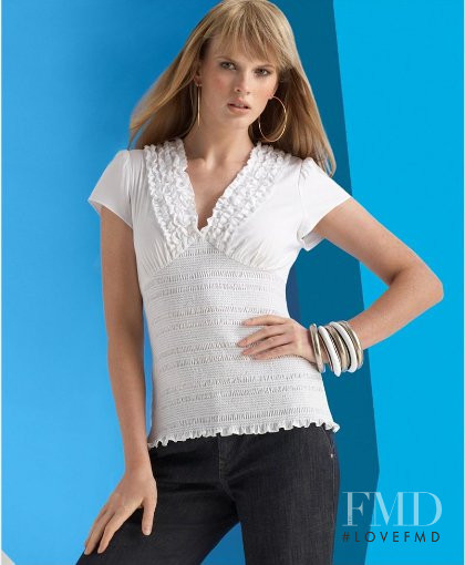 Anne Vyalitsyna featured in  the Macy\'s catalogue for Autumn/Winter 2009