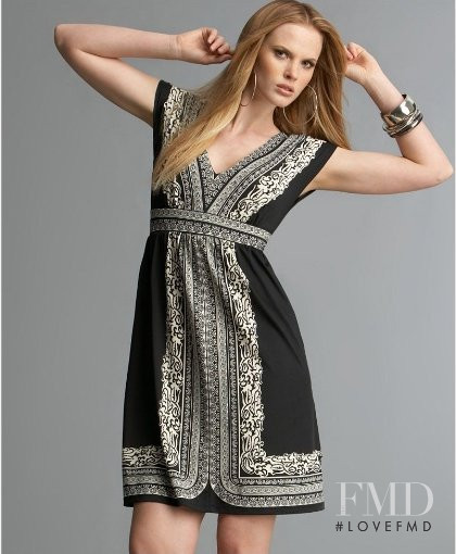 Anne Vyalitsyna featured in  the Macy\'s catalogue for Autumn/Winter 2009