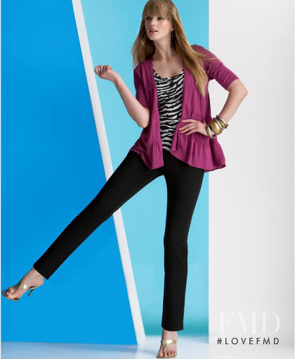 Anne Vyalitsyna featured in  the Macy\'s catalogue for Autumn/Winter 2009