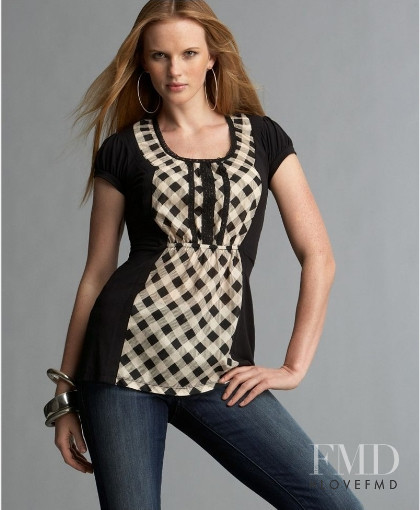 Anne Vyalitsyna featured in  the Macy\'s catalogue for Autumn/Winter 2009