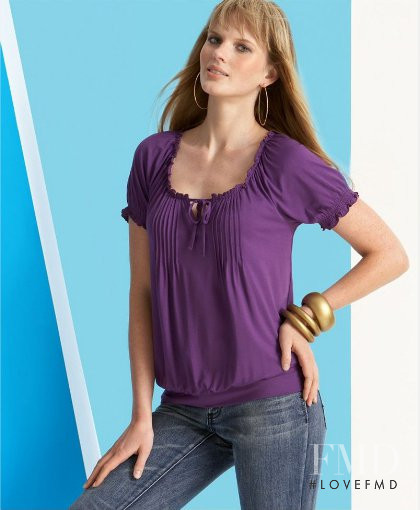 Anne Vyalitsyna featured in  the Macy\'s catalogue for Autumn/Winter 2009