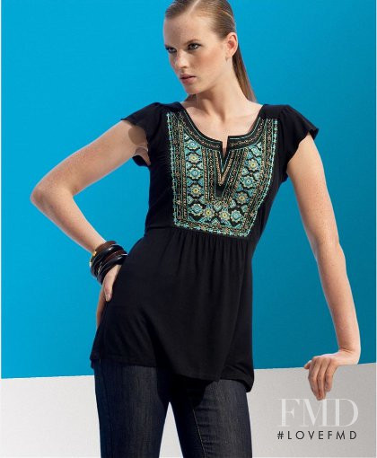 Anne Vyalitsyna featured in  the Macy\'s catalogue for Autumn/Winter 2009