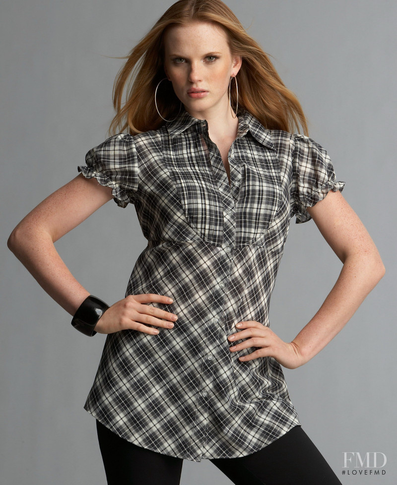 Anne Vyalitsyna featured in  the Macy\'s catalogue for Autumn/Winter 2009