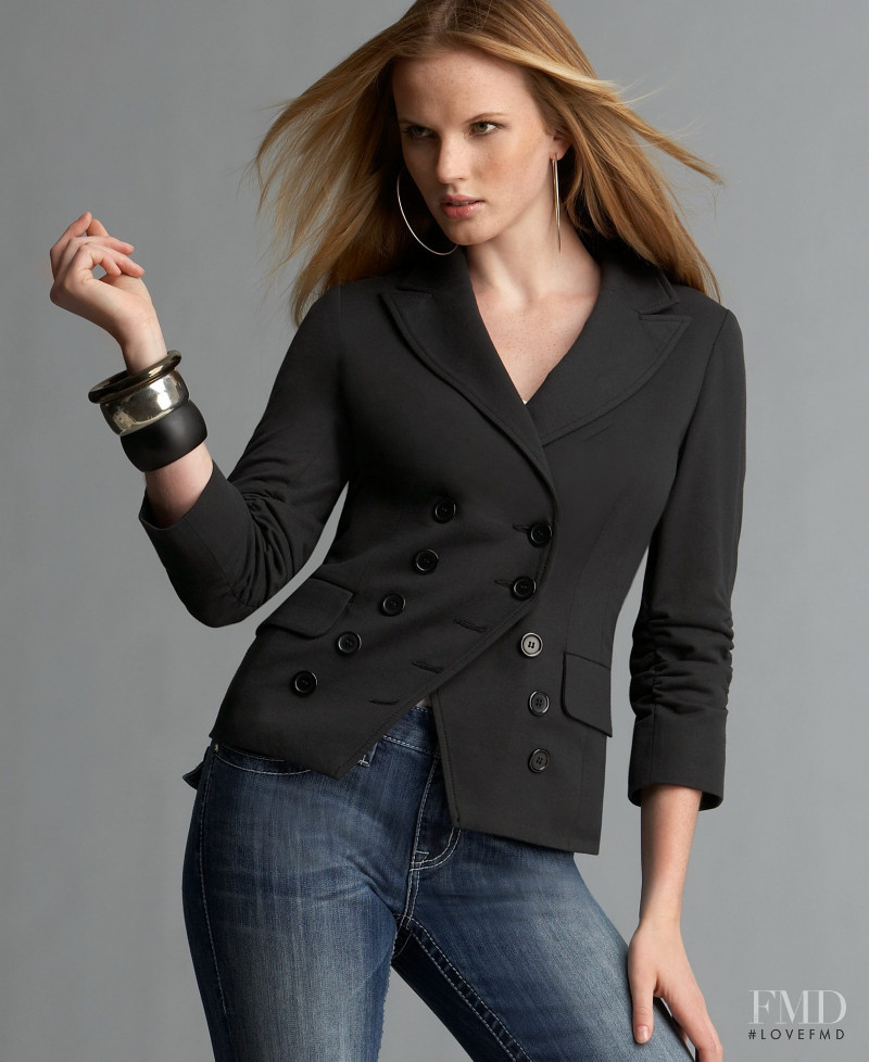 Anne Vyalitsyna featured in  the Macy\'s catalogue for Autumn/Winter 2009