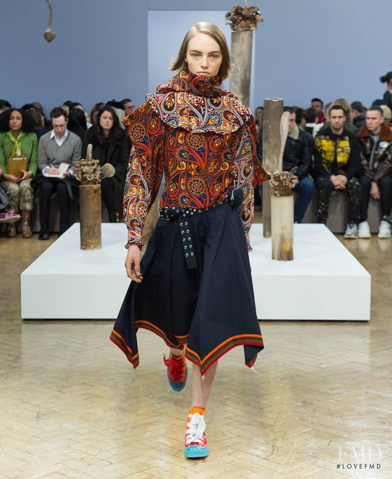 Fran Summers featured in  the J.W. Anderson fashion show for Autumn/Winter 2018