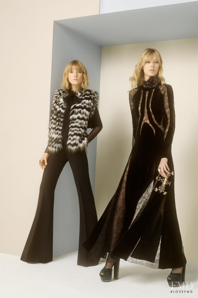 Ulrikke Hoyer featured in  the Elie Saab lookbook for Pre-Fall 2017