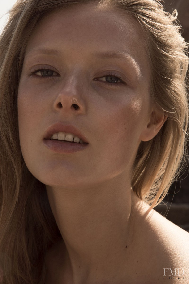 Ulrikke Hoyer featured in  the Maybelline lookbook for Pre-Fall 2015