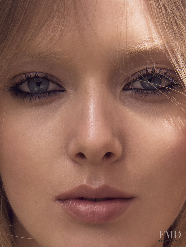 Ulrikke Hoyer featured in  the Maybelline lookbook for Pre-Fall 2015