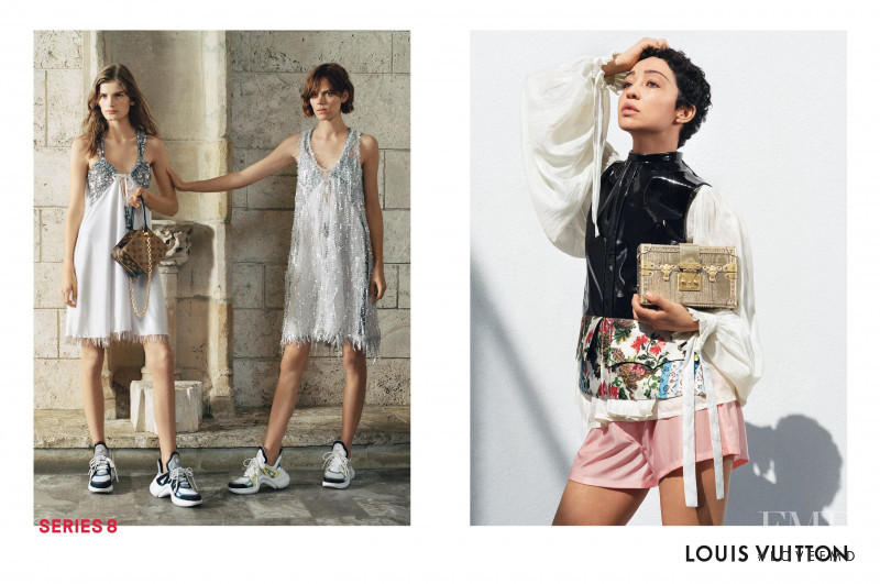 Freja Beha Erichsen featured in  the Louis Vuitton advertisement for Spring/Summer 2018