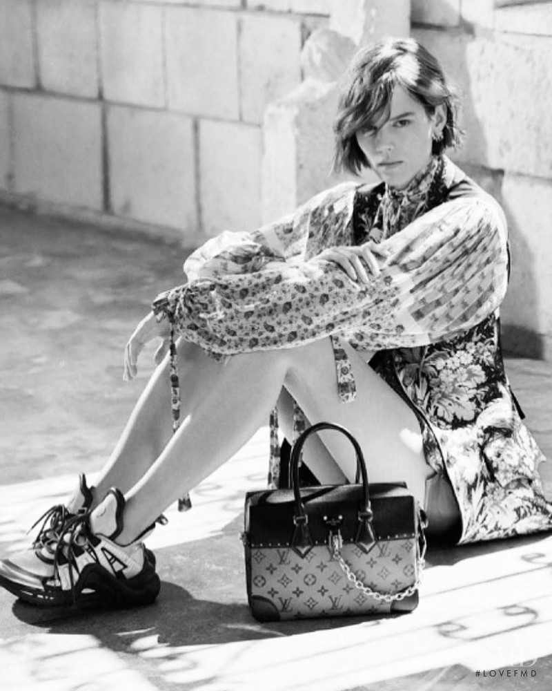 Freja Beha Erichsen featured in  the Louis Vuitton advertisement for Spring/Summer 2018