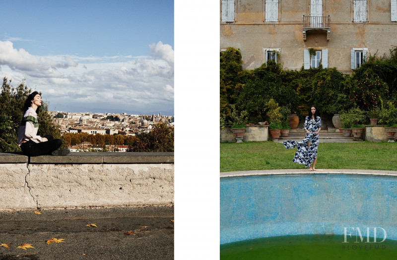 Mariacarla Boscono featured in  the Equipment advertisement for Spring/Summer 2018
