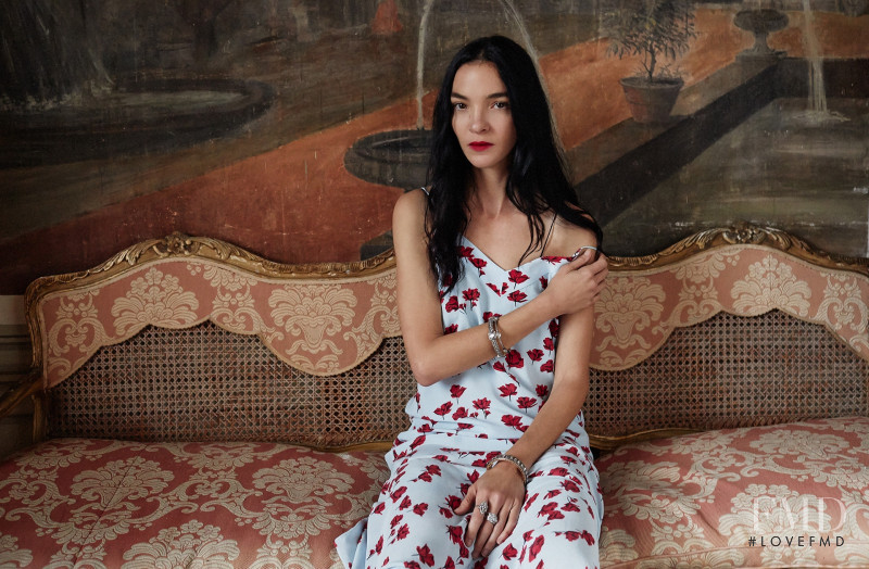Mariacarla Boscono featured in  the Equipment advertisement for Spring/Summer 2018