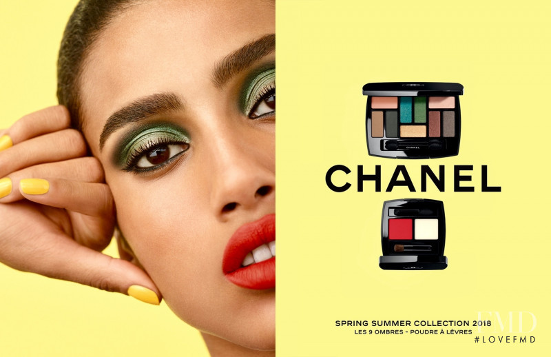Imaan Hammam featured in  the Chanel Beauty Neapolis - New City advertisement for Spring/Summer 2018