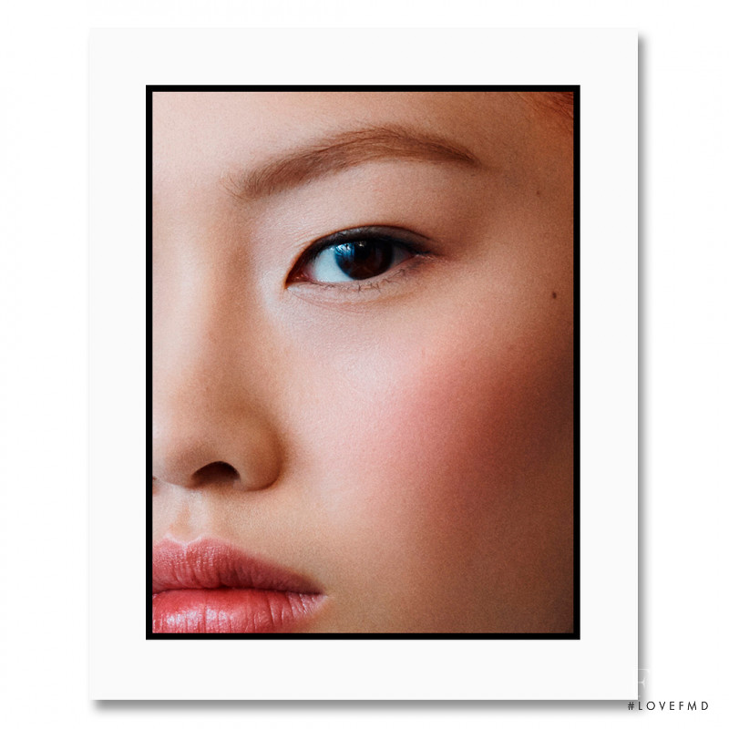 HoYeon Jung featured in  the Chanel Beauty Pick Me Up advertisement for Spring/Summer 2018