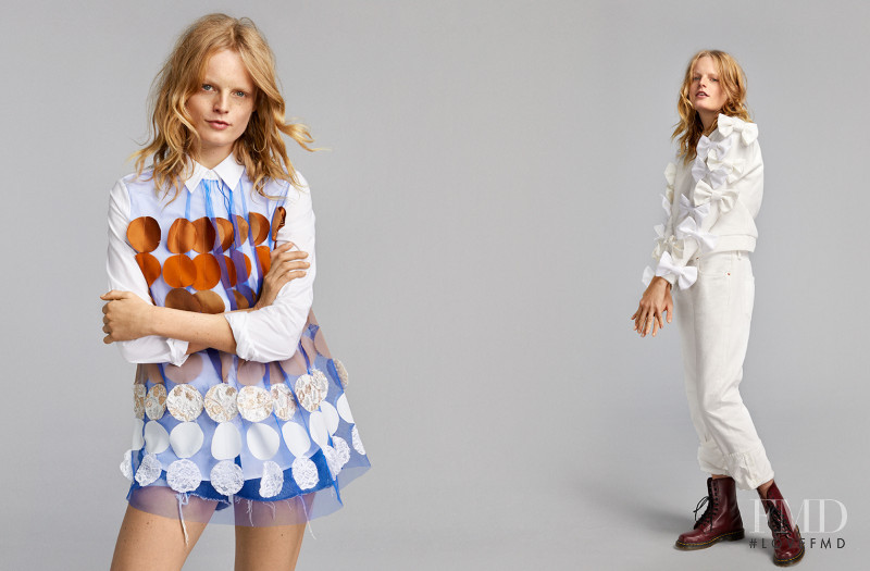 Hanne Gaby Odiele featured in  the Viktor & Rolf x Zalando advertisement for Spring/Summer 2018