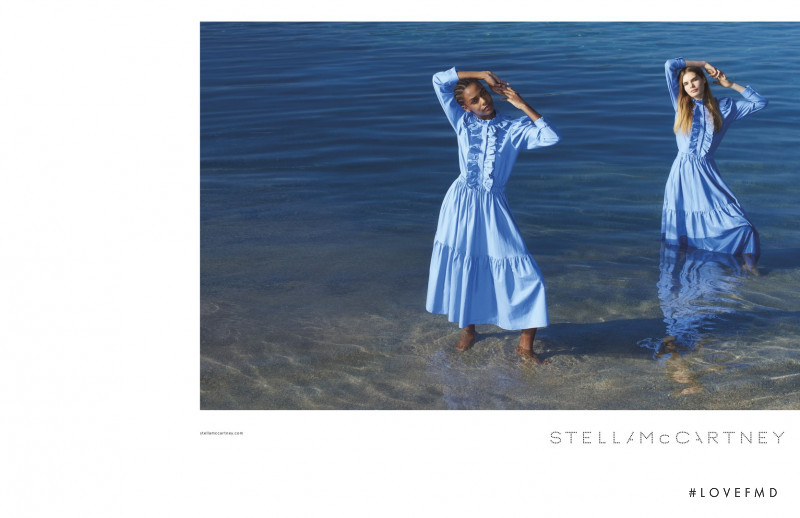 Karly Loyce featured in  the Stella McCartney advertisement for Spring/Summer 2018