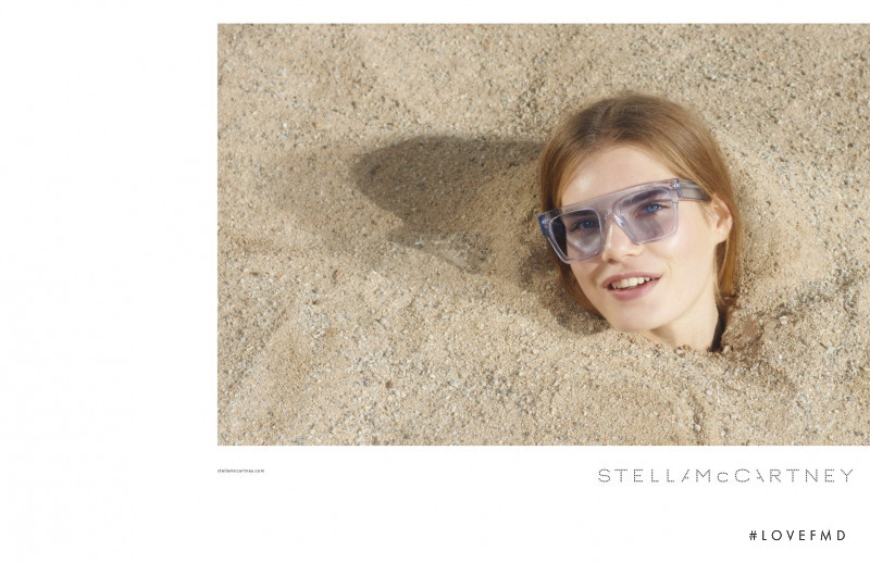 Sophie Rask featured in  the Stella McCartney advertisement for Spring/Summer 2018