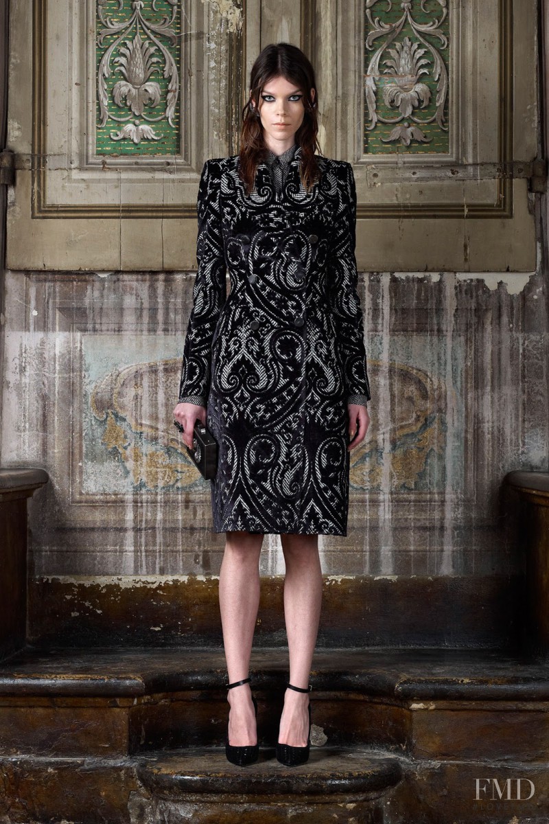 Meghan Collison featured in  the Roberto Cavalli lookbook for Pre-Fall 2013