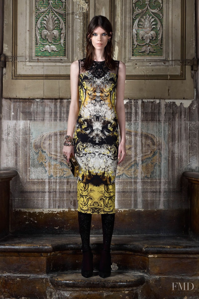 Meghan Collison featured in  the Roberto Cavalli lookbook for Pre-Fall 2013