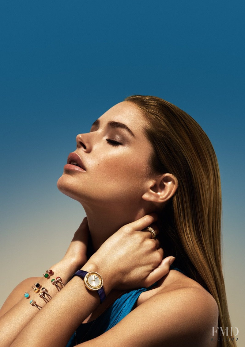 Doutzen Kroes featured in  the Piaget advertisement for Spring/Summer 2018