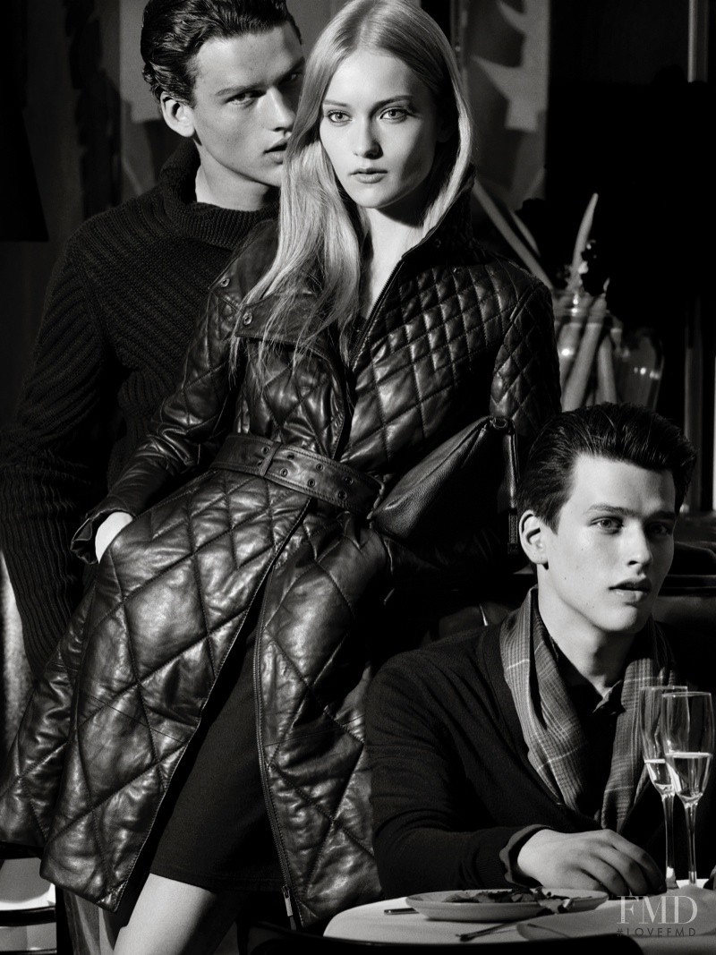Katerina Ryabinkina featured in  the Armani Exchange advertisement for Holiday 2013