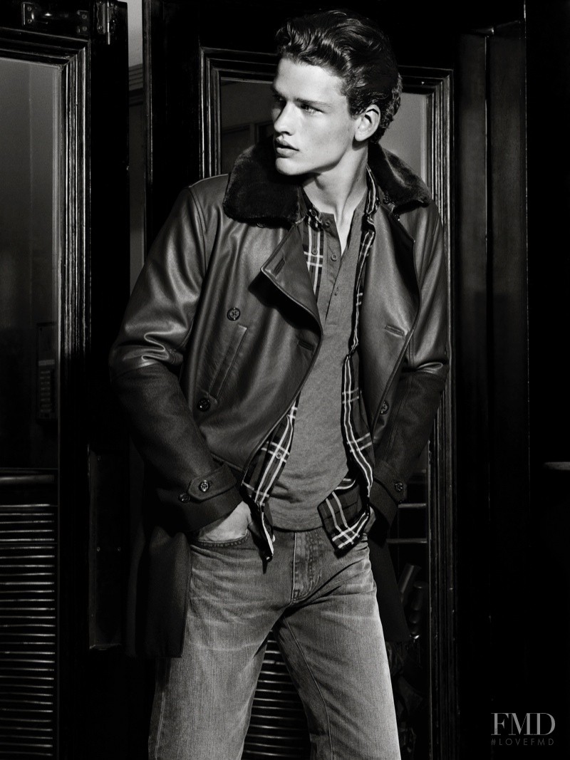 Simon Nessman featured in  the Armani Exchange advertisement for Holiday 2013