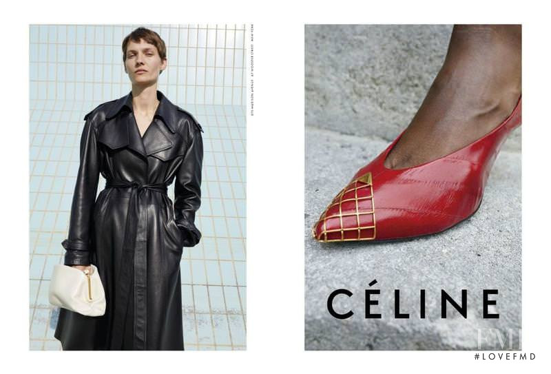 Karolin Wolter featured in  the Celine advertisement for Spring/Summer 2018