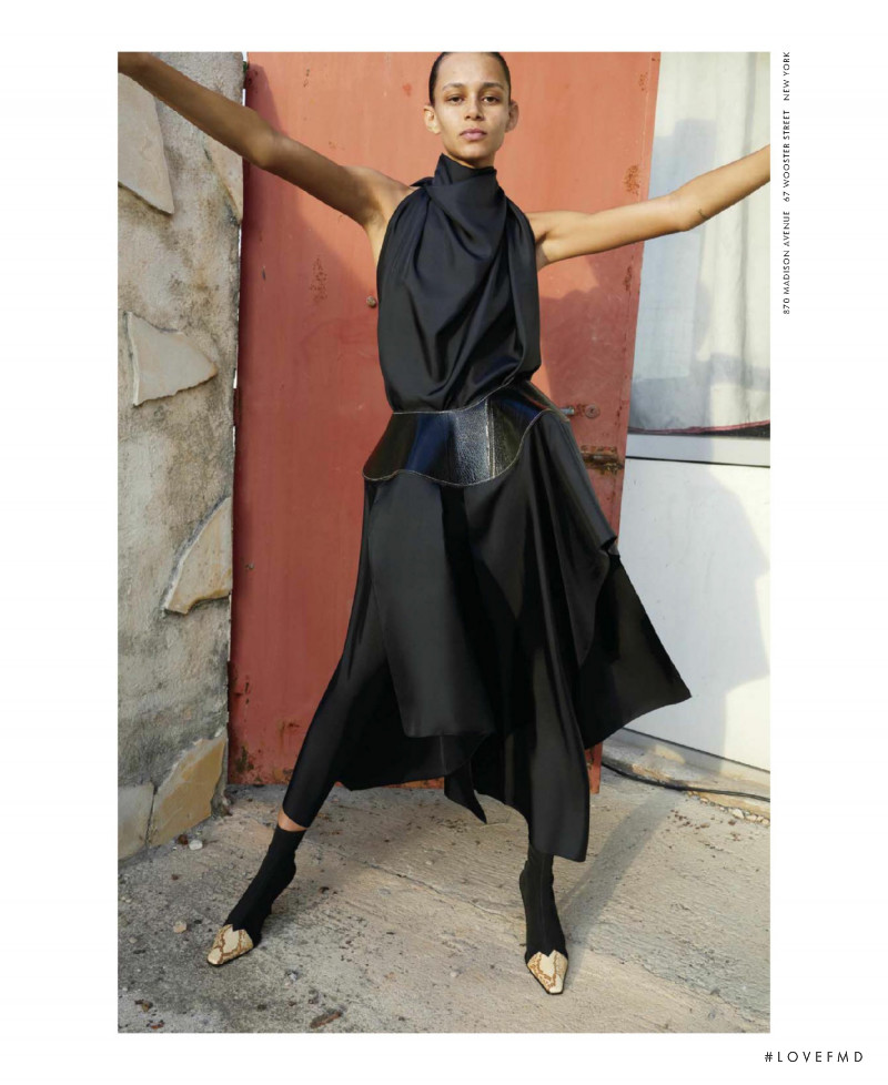 Binx Walton featured in  the Celine advertisement for Spring/Summer 2018