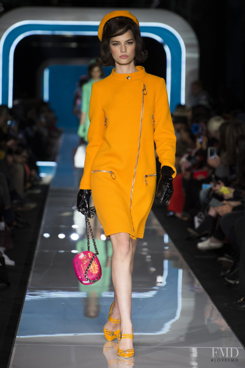 Faretta Radic featured in  the Moschino fashion show for Autumn/Winter 2018