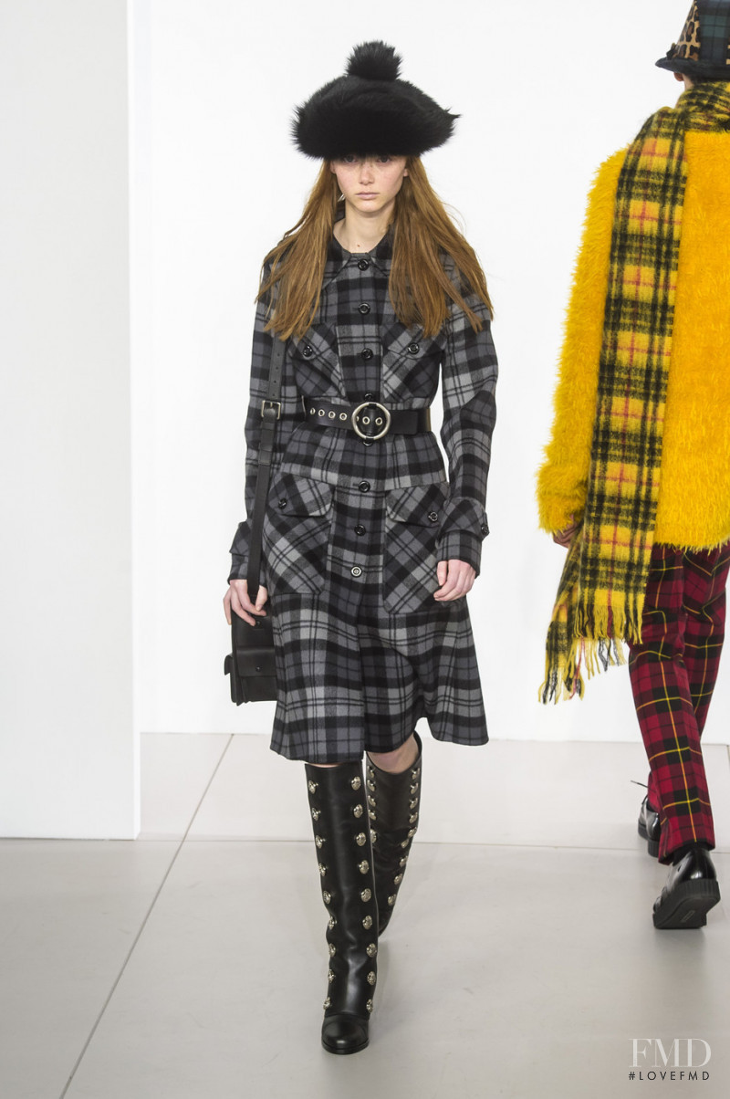 Sara Grace Wallerstedt featured in  the Michael Kors Collection fashion show for Autumn/Winter 2018