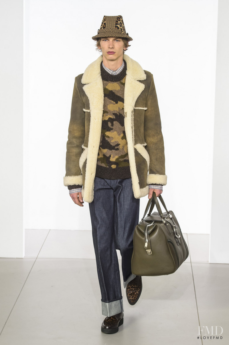 Erik van Gils featured in  the Michael Kors Collection fashion show for Autumn/Winter 2018