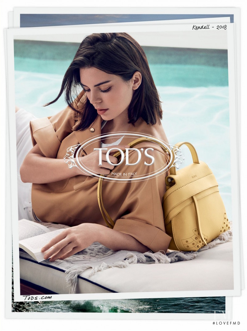 Kendall Jenner featured in  the Tod\'s advertisement for Spring/Summer 2018