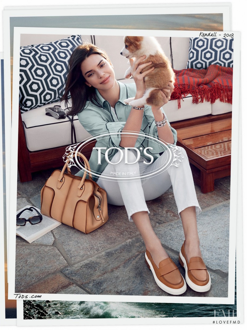 Kendall Jenner featured in  the Tod\'s advertisement for Spring/Summer 2018