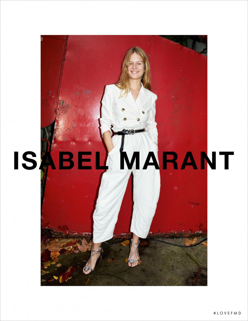 Anna Ewers featured in  the Isabel Marant advertisement for Spring/Summer 2018