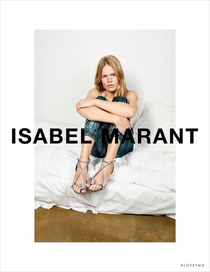 Anna Ewers featured in  the Isabel Marant advertisement for Spring/Summer 2018