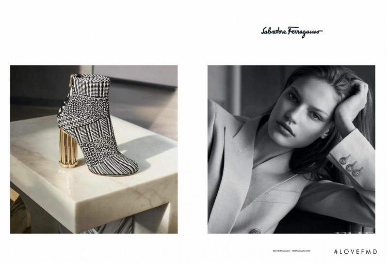 Faretta Radic featured in  the Salvatore Ferragamo advertisement for Spring/Summer 2018