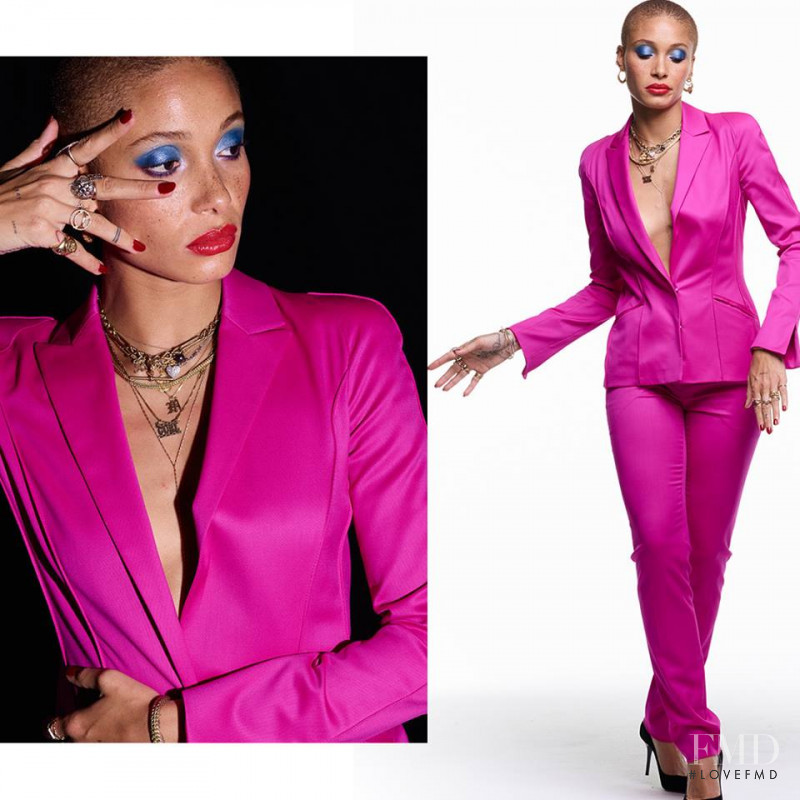 Adwoa Aboah featured in  the Revlon Live Boldly advertisement for Spring/Summer 2018